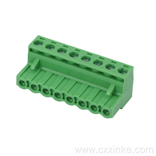 pitch 5.08mm pluggable female terminal block connector